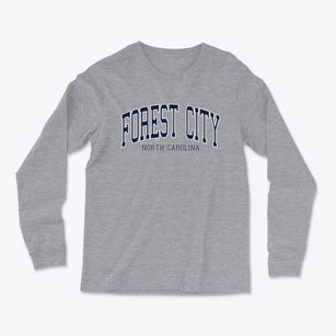 Forest City North Carolina Traditional Light Soft Long Sleeve T-Shirt