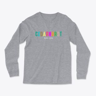 Cedarhurst New York Color Pop Light Soft Long Sleeve T-Shirt