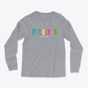 Peculiar Missouri Color Pop Light Soft Long Sleeve T-Shirt