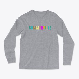 Summerville Georgia Color Pop Light Soft Long Sleeve T-Shirt