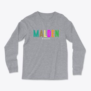 Malden Missouri Color Pop Light Soft Long Sleeve T-Shirt