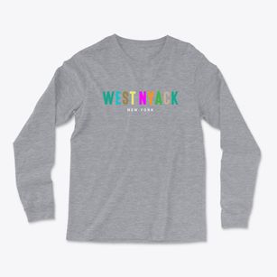 West Nyack New York Color Pop Light Soft Long Sleeve T-Shirt