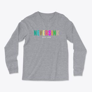 Neversink New York Color Pop Light Soft Long Sleeve T-Shirt