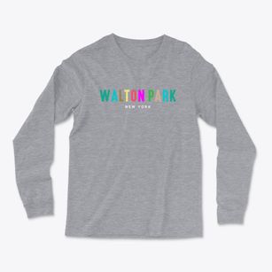 Walton Park New York Color Pop Light Soft Long Sleeve T-Shirt