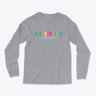Factoryville Pennsylvania Color Pop Light Soft Long Sleeve T-Shirt
