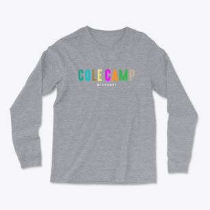 Cole Camp Missouri Color Pop Light Soft Long Sleeve T-Shirt
