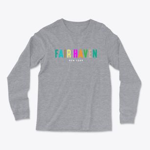 Fair Haven New York Color Pop Light Soft Long Sleeve T-Shirt