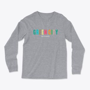 Green City Missouri Color Pop Light Soft Long Sleeve T-Shirt