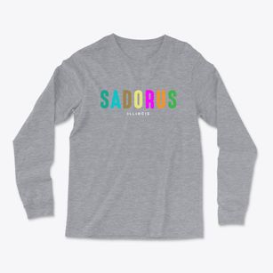 Sadorus Illinois Color Pop Light Soft Long Sleeve T-Shirt