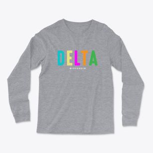Delta Wisconsin Color Pop Light Soft Long Sleeve T-Shirt
