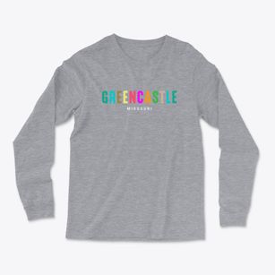 Greencastle Missouri Color Pop Light Soft Long Sleeve T-Shirt