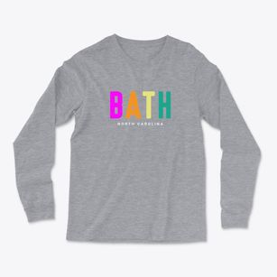 Bath North Carolina Color Pop Light Soft Long Sleeve T-Shirt