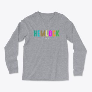 Hemlock Ohio Color Pop Light Soft Long Sleeve T-Shirt