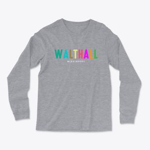 Walthall Mississippi Color Pop Light Soft Long Sleeve T-Shirt