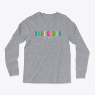 Hobe Sound Florida Color Pop Light Soft Long Sleeve T-Shirt