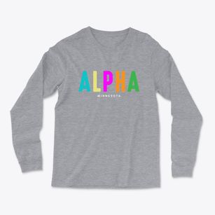 Alpha Minnesota Color Pop Light Soft Long Sleeve T-Shirt