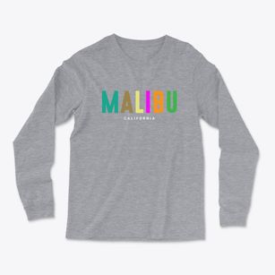 Malibu California Color Pop Light Soft Long Sleeve T-Shirt