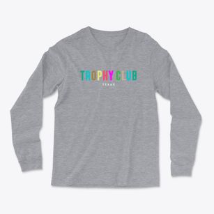 Trophy Club Texas Color Pop Light Soft Long Sleeve T-Shirt