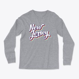  New Jersey Retro Candy Vibes Light Soft Long Sleeve T-Shirt