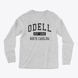 Odell North Carolina Classic Established Light Soft Long Sleeve T-Shirt