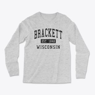 Brackett Wisconsin Classic Established Light Soft Long Sleeve T-Shirt