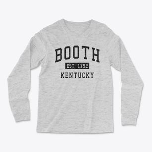 Booth Kentucky Classic Established Light Soft Long Sleeve T-Shirt