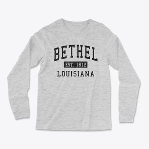 Bethel Louisiana Classic Established Light Soft Long Sleeve T-Shirt