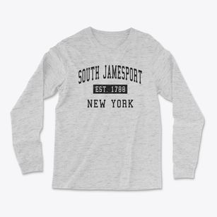 South Jamesport New York Classic Established Light Soft Long Sleeve T-Shirt