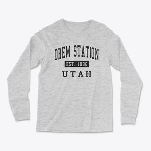 Orem Station Utah Classic Established Light Soft Long Sleeve T-Shirt