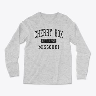 Cherry Box Missouri Classic Established Light Soft Long Sleeve T-Shirt
