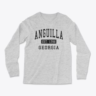 Anguilla Georgia Classic Established Light Soft Long Sleeve T-Shirt