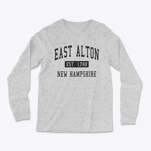 East Alton New Hampshire Classic Established Light Soft Long Sleeve T-Shirt