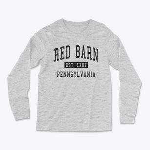 Red Barn Pennsylvania Classic Established Light Soft Long Sleeve T-Shirt