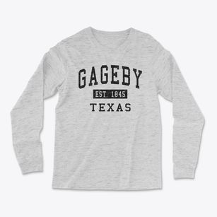 Gageby Texas Classic Established Light Soft Long Sleeve T-Shirt