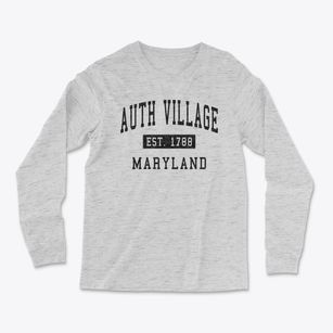 Auth Village Maryland Classic Established Light Soft Long Sleeve T-Shirt