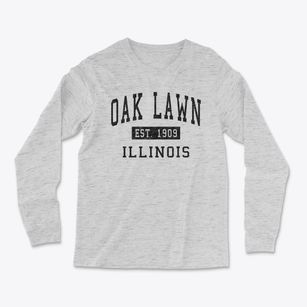 Oak Lawn Illinois Classic Established Light Soft Long Sleeve T-Shirt
