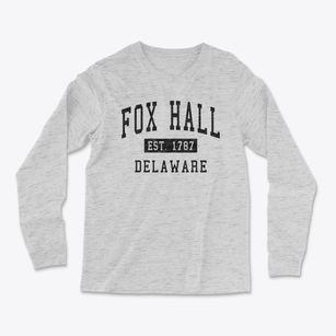 Fox Hall Delaware Classic Established Light Soft Long Sleeve T-Shirt