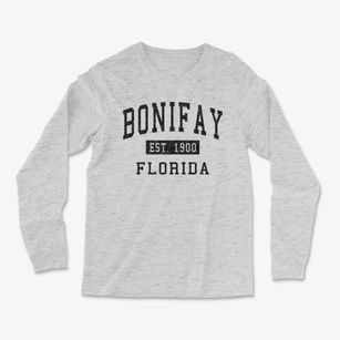Bonifay Florida Classic Established Light Soft Long Sleeve T-Shirt