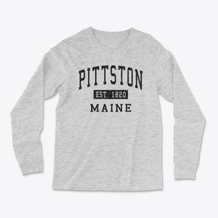 Pittston Maine Classic Established Light Soft Long Sleeve T-Shirt