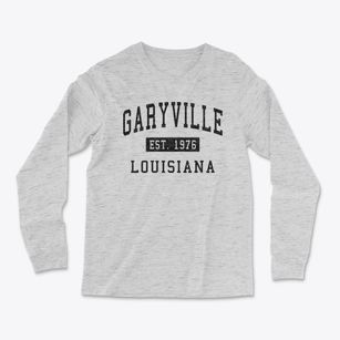 Garyville Louisiana Classic Established Light Soft Long Sleeve T-Shirt