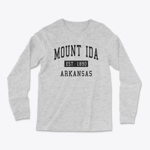 Mount Ida Arkansas Classic Established Light Soft Long Sleeve T-Shirt