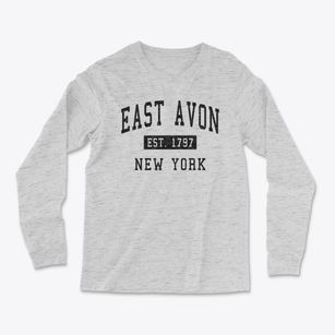 East Avon New York Classic Established Light Soft Long Sleeve T-Shirt