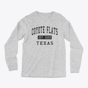 Coyote Flats Texas Classic Established Light Soft Long Sleeve T-Shirt