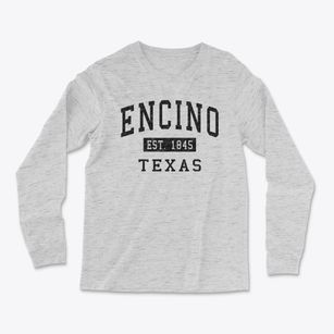 Encino Texas Classic Established Light Soft Long Sleeve T-Shirt