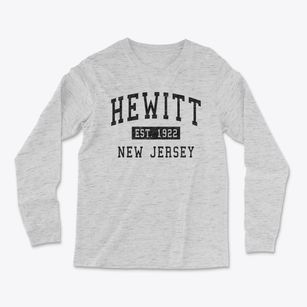 Hewitt New Jersey Classic Established Light Soft Long Sleeve T-Shirt