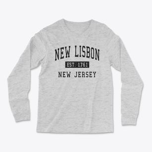 New Lisbon New Jersey Classic Established Light Soft Long Sleeve T-Shirt
