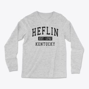 Heflin Kentucky Classic Established Light Soft Long Sleeve T-Shirt