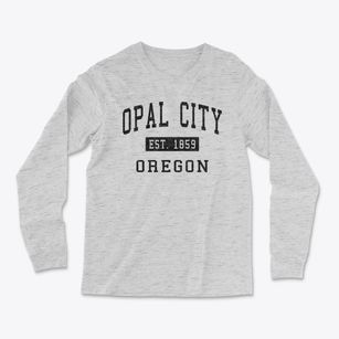 Opal City Oregon Classic Established Light Soft Long Sleeve T-Shirt