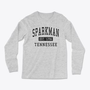 Sparkman Tennessee Classic Established Light Soft Long Sleeve T-Shirt