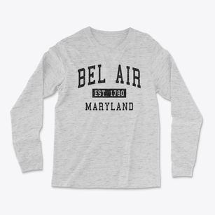 Bel Air Maryland Classic Established Light Soft Long Sleeve T-Shirt
